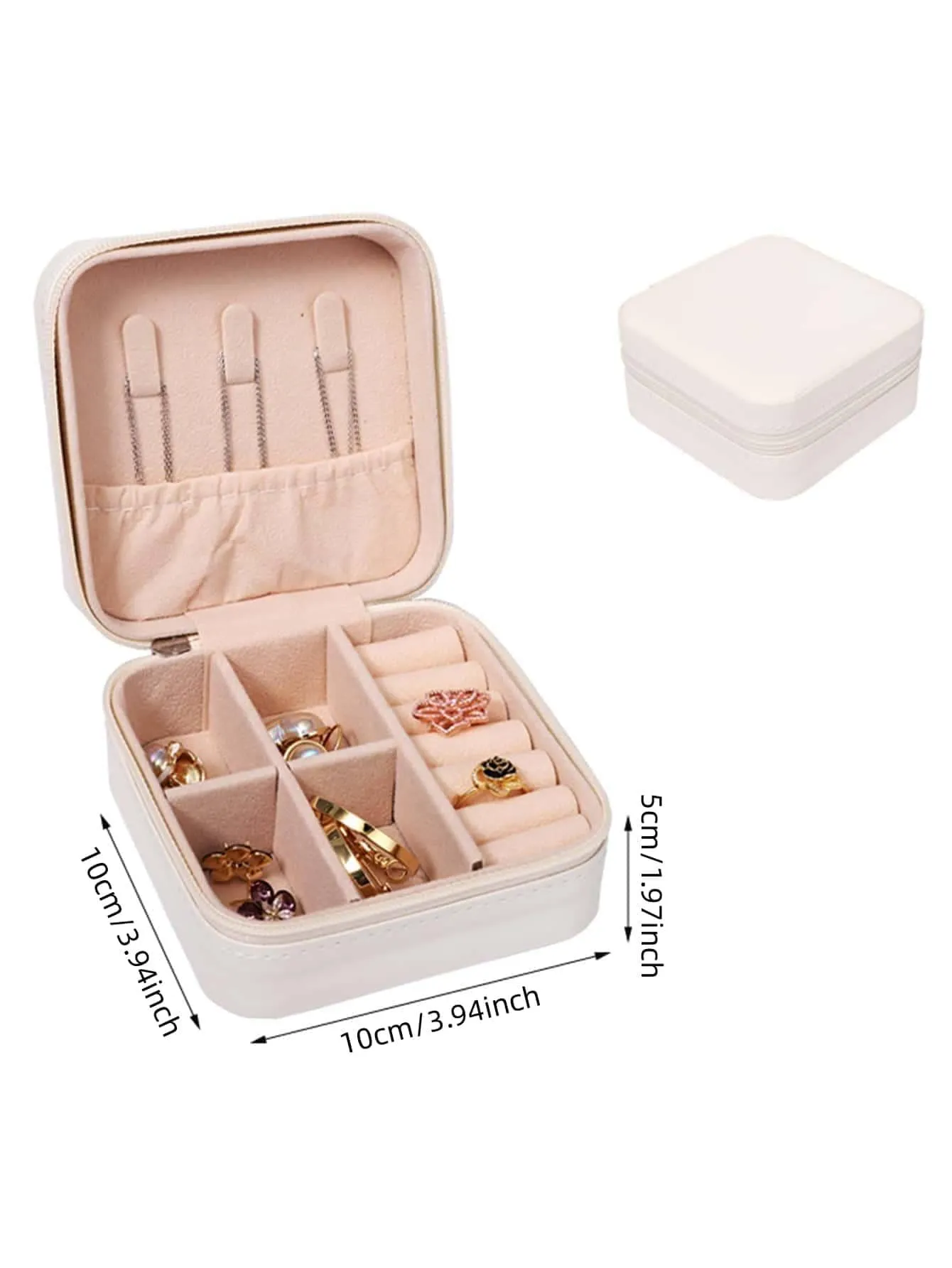 1pc Multi-grid Jewelry Storage Box