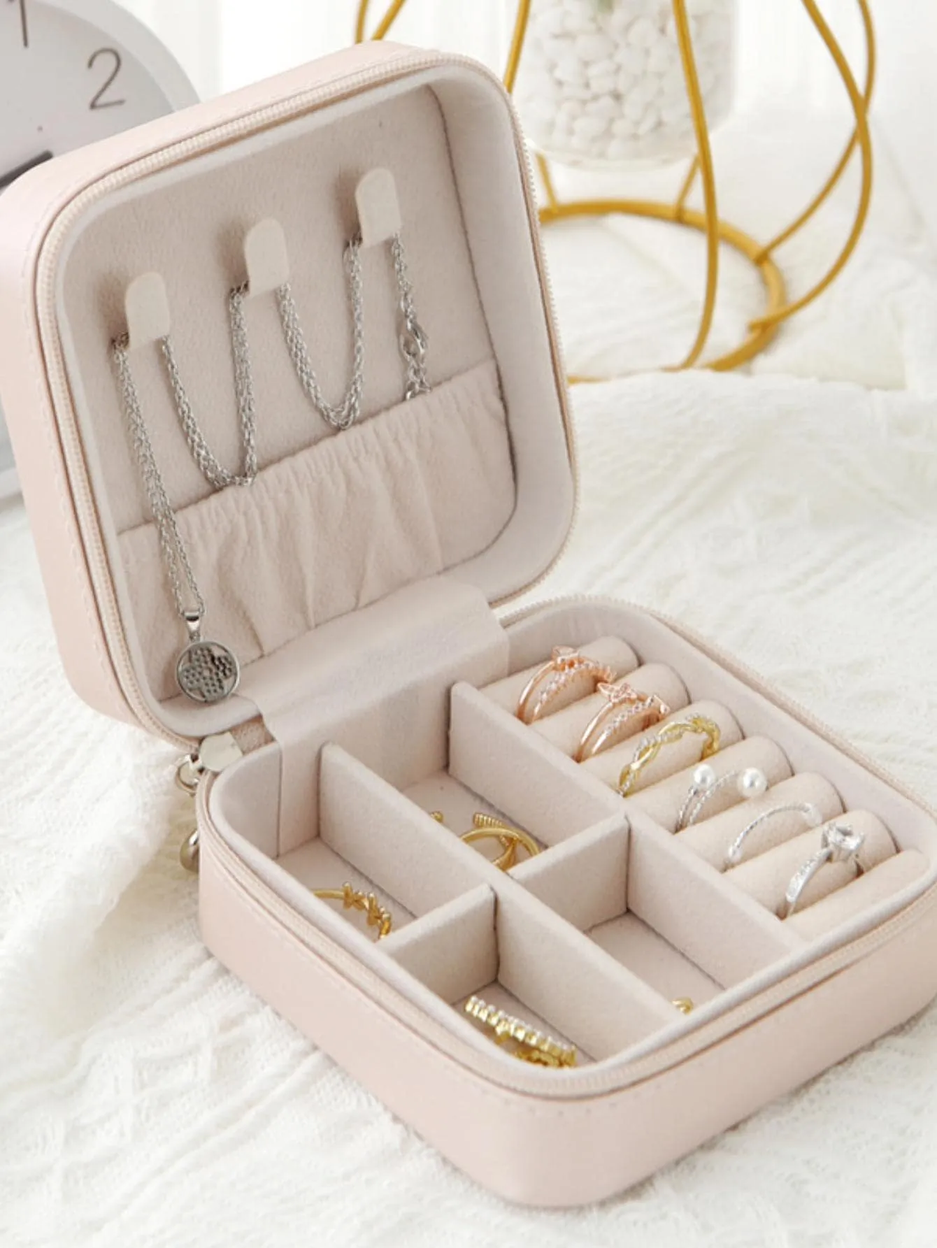 1pc Multi-grid Jewelry Storage Box