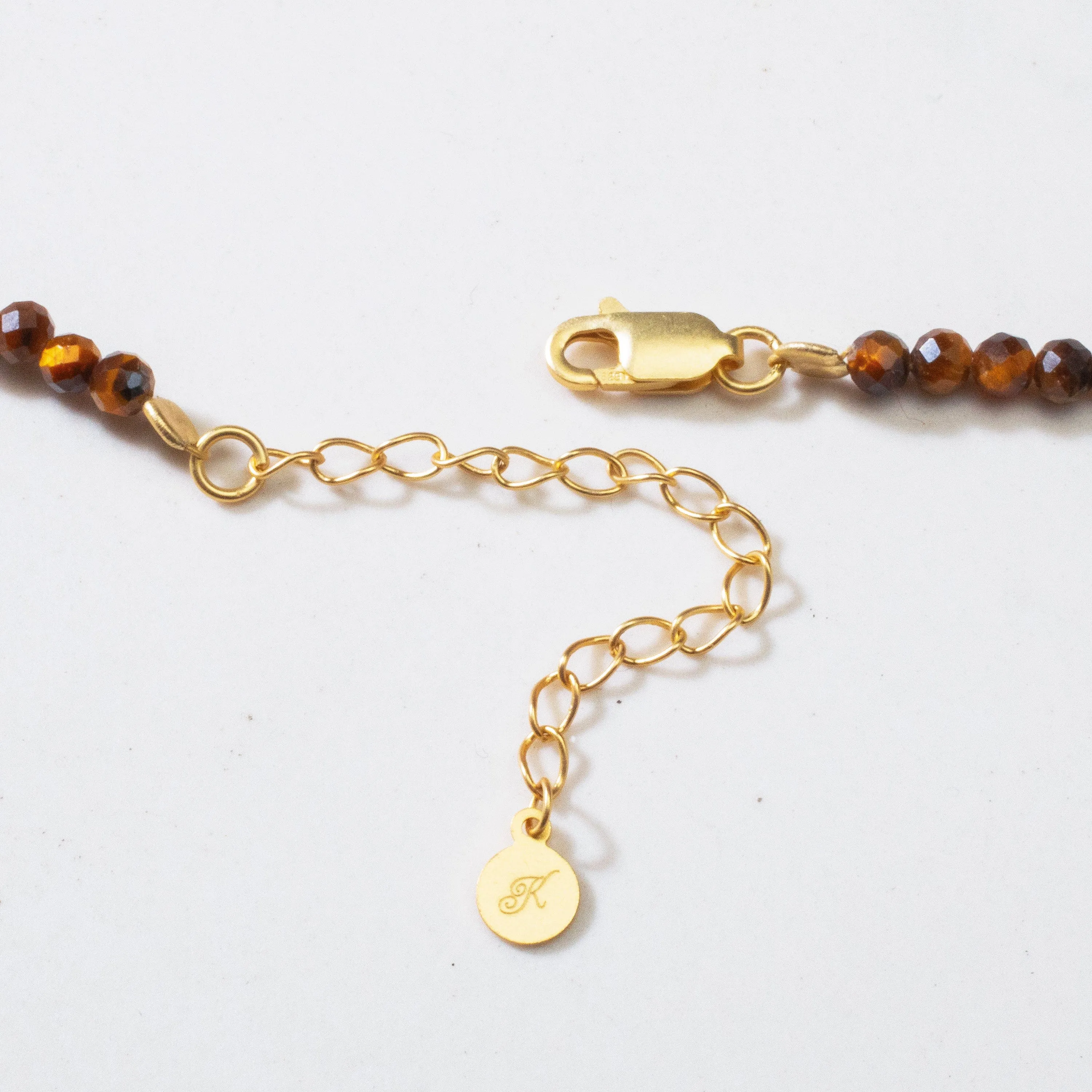 3mm Tiger Eye Faceted 31 Necklace / Multi Wrap Bracelet