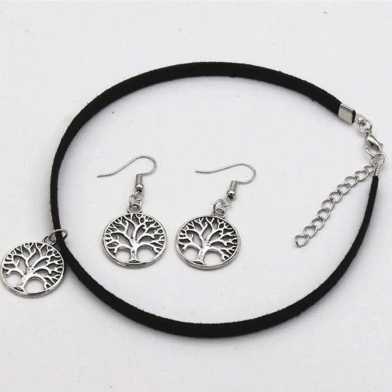 Advice From a Tree Silver Choker Set