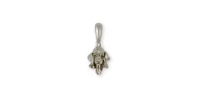 Bedlington Terrier Pendant Jewelry Sterling Silver Handmade Dog Pendant BL1-P