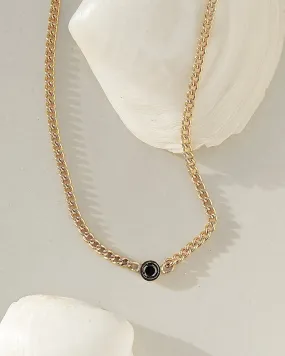 Black Diamond Gemstone Choker