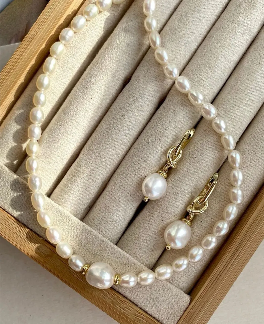 Bora Bora Freshwater Pearl Necklace - June Birthstone