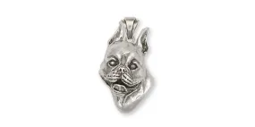 Boston Terrier Pendant Jewelry Sterling Silver Handmade Dog Pendant BT10-P