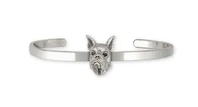 Boxer Bracelet Jewelry Sterling Silver Handmade Dog Bracelet BX5-CB