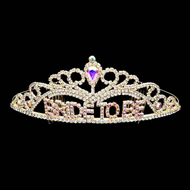 Bride To Be Rhinestone Princess Tiara