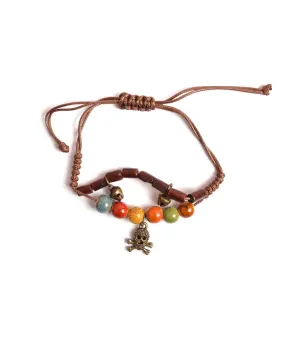 Brown Skull Bracelet