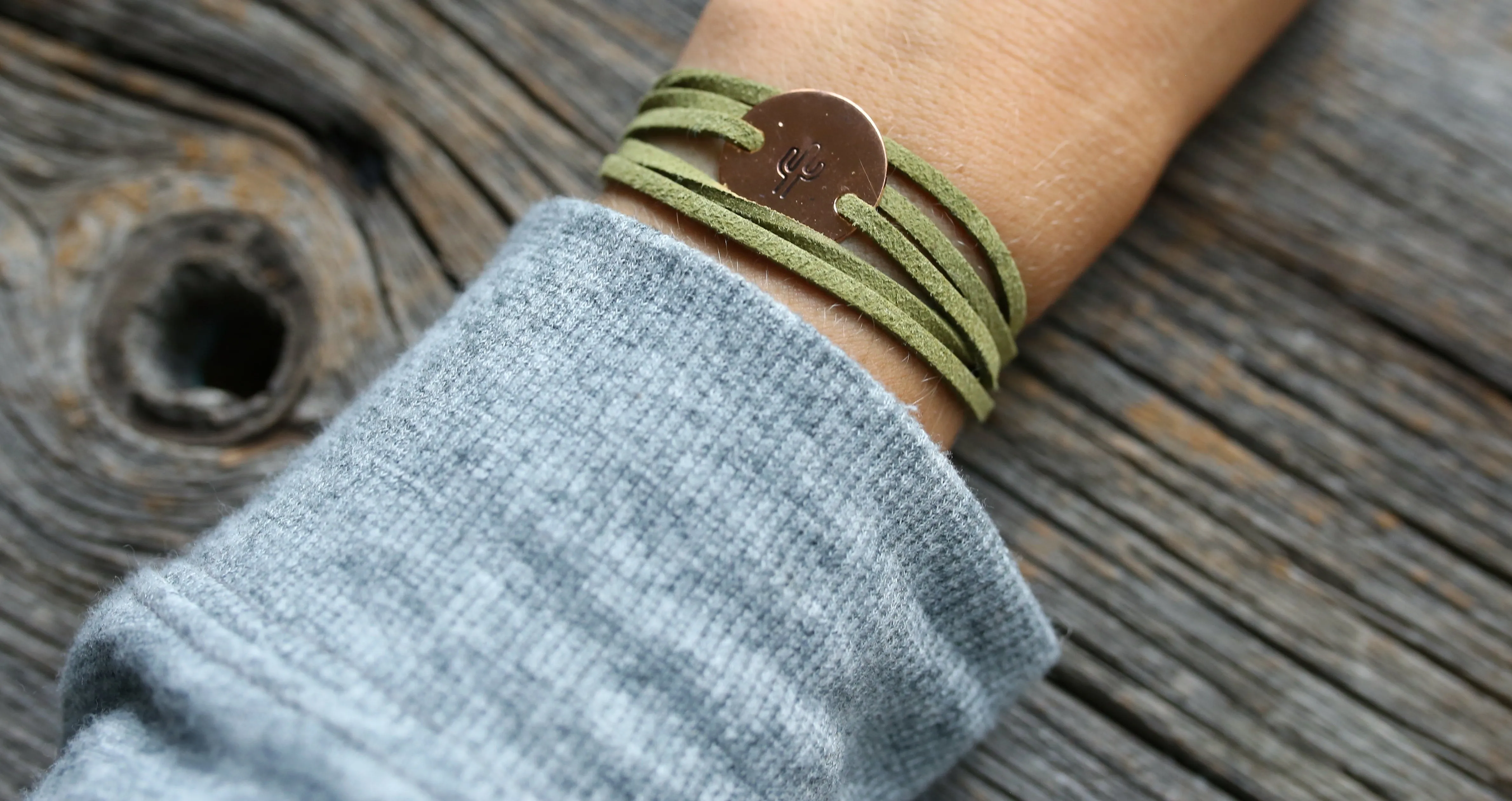 Cactus Wrap Bracelet