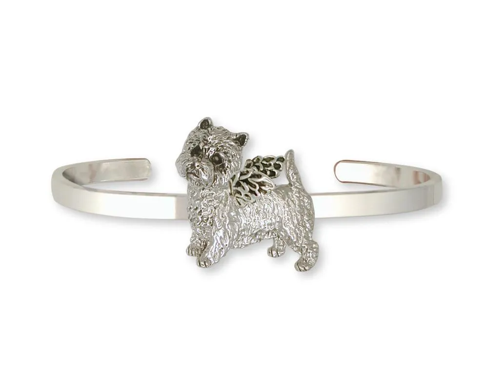 Cairn Terrier Bracelet Jewelry Sterling Silver Handmade Dog Bracelet CNWS8-ACB