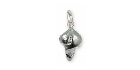 Calla Lily Jewelry Sterling Silver Calla Lily Charm Handmade Flower Jewelry CAL1-C