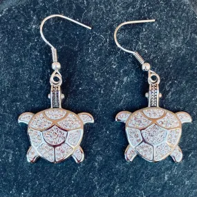 Crystal Land Turtle - Large - Earrings - SK2592E