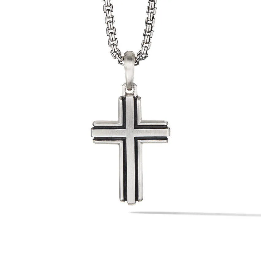 David Yurman Men's Deco Cross Pendant