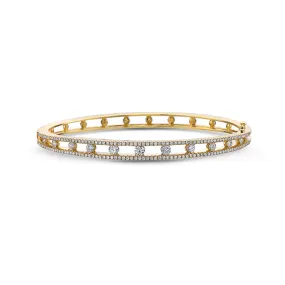 Diamond Air Bracelet in Yellow Gold