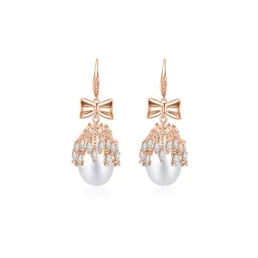 Elegant Freshwater Pearl Earrings WE00235