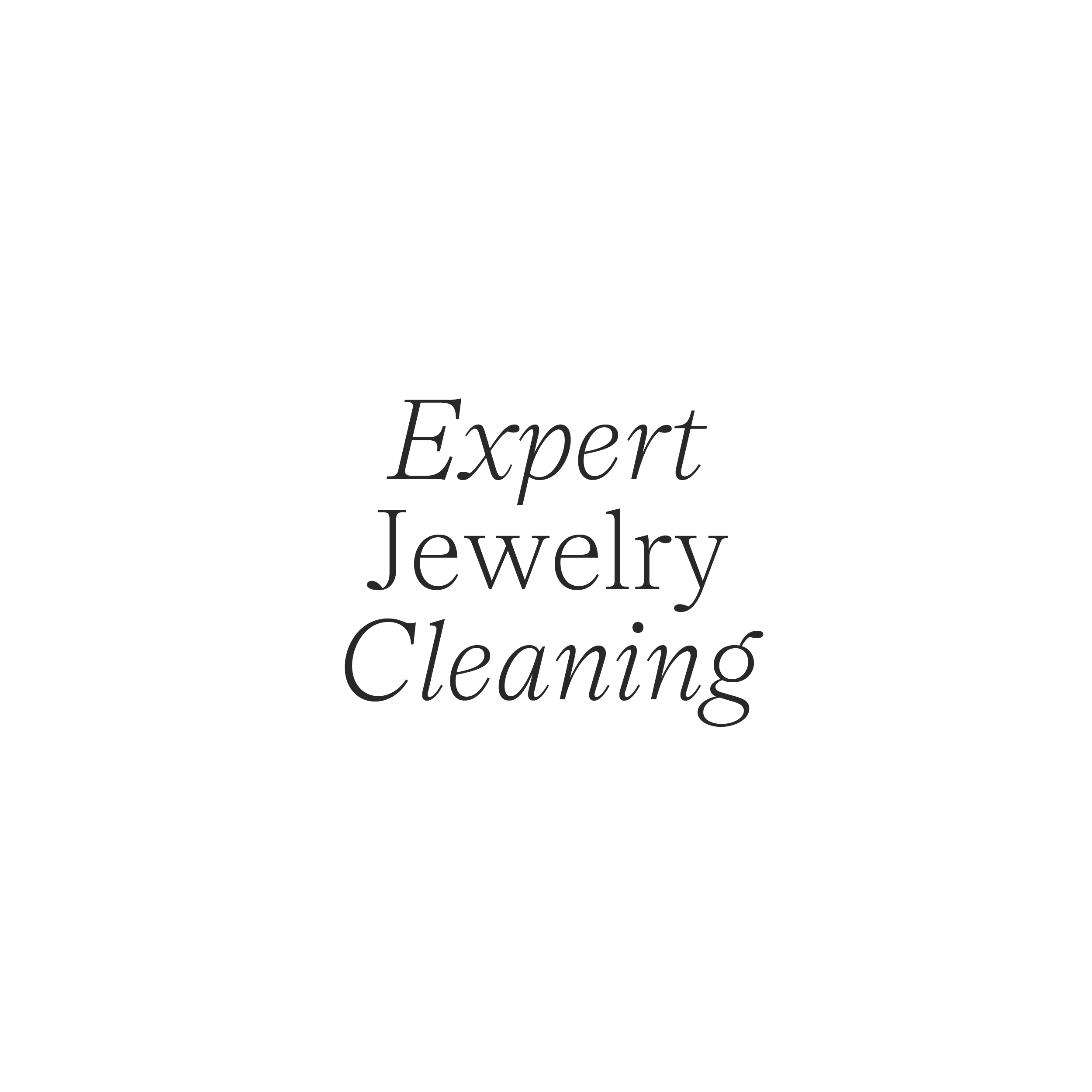 Expert Jewelry Cleaning