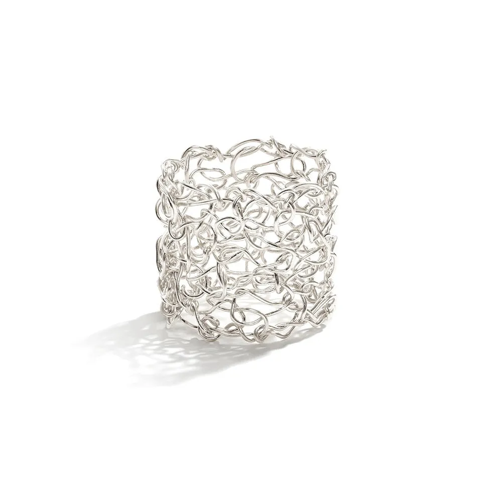 Fine Silver Ring by MetaLace Jewelry