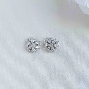 Flower Earrings Studs- Chelsea