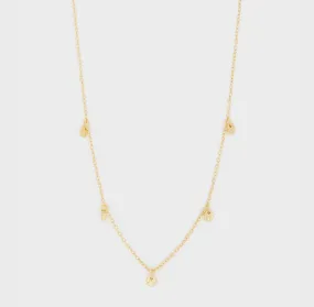 Gorjana 5 Disc Choker Necklace (gold)