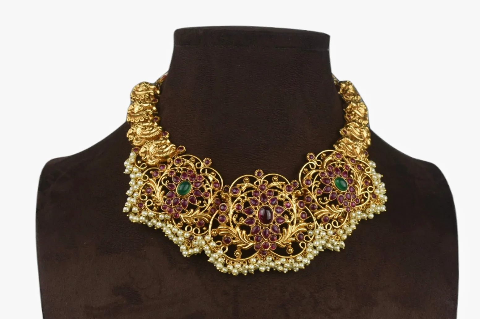 Ihita Antique Necklace Set By Asp Fashion Jewellery