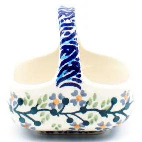 Jewelry Basket-Miniature in Blue Meadow