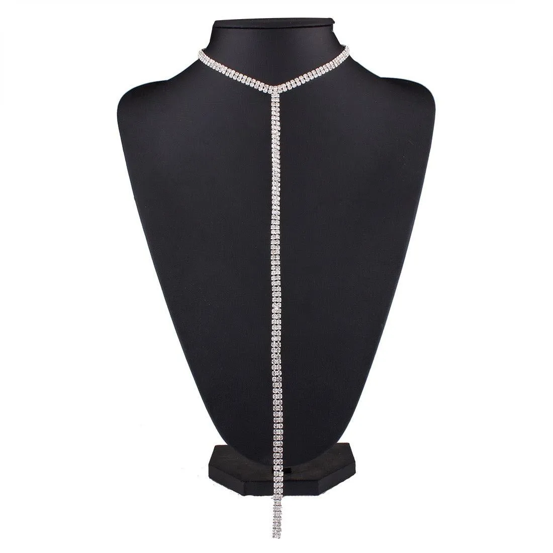 Kira Kira Rhinestone Drop Choker