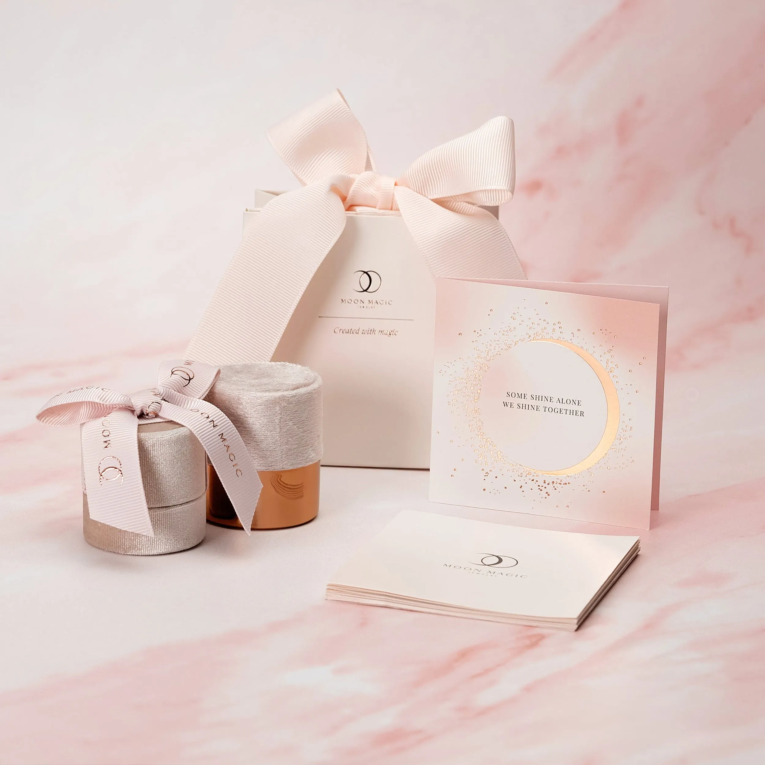 Light Pink Gift Bag & Card Set