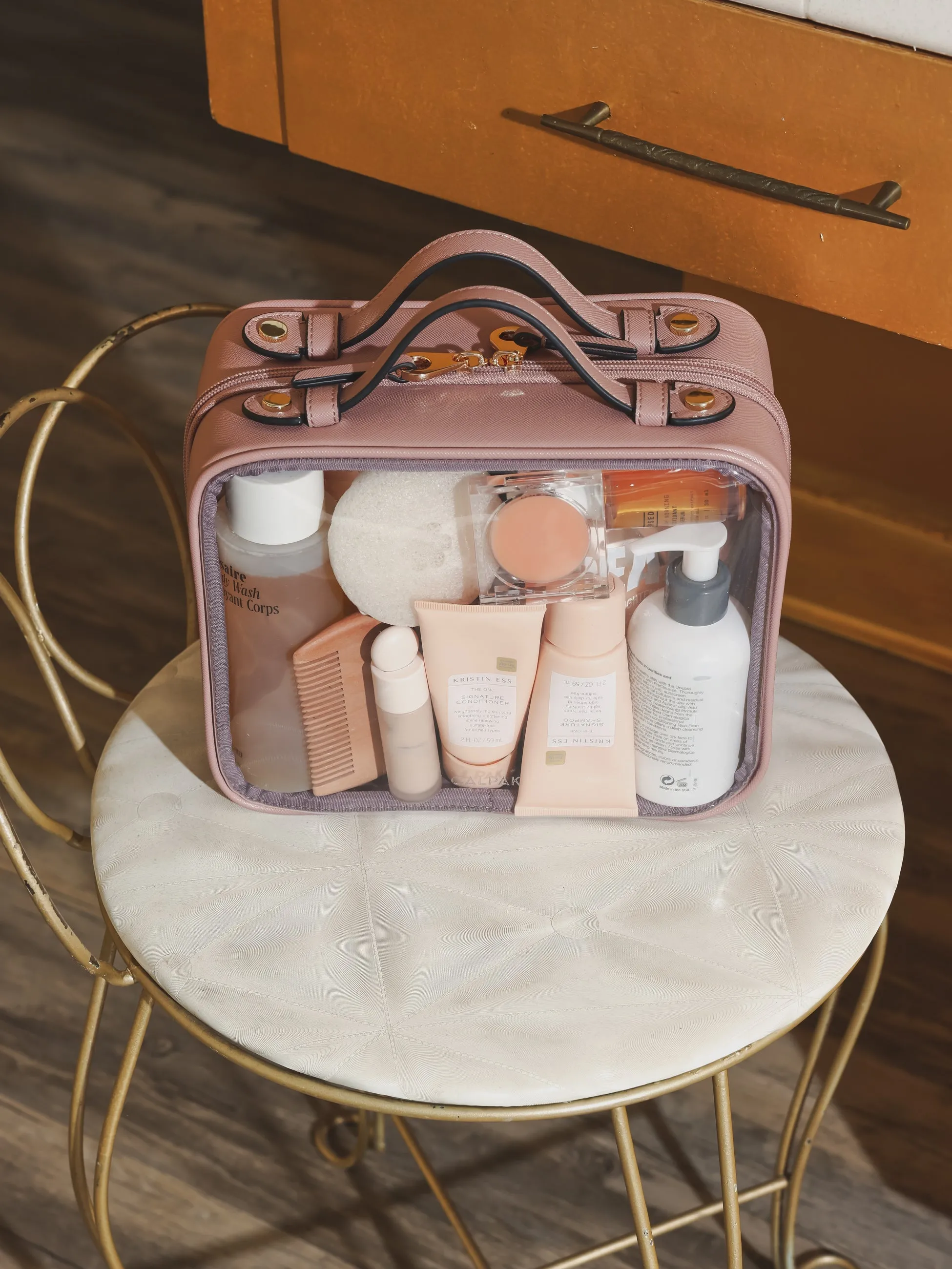 Medium Clear Cosmetics Case