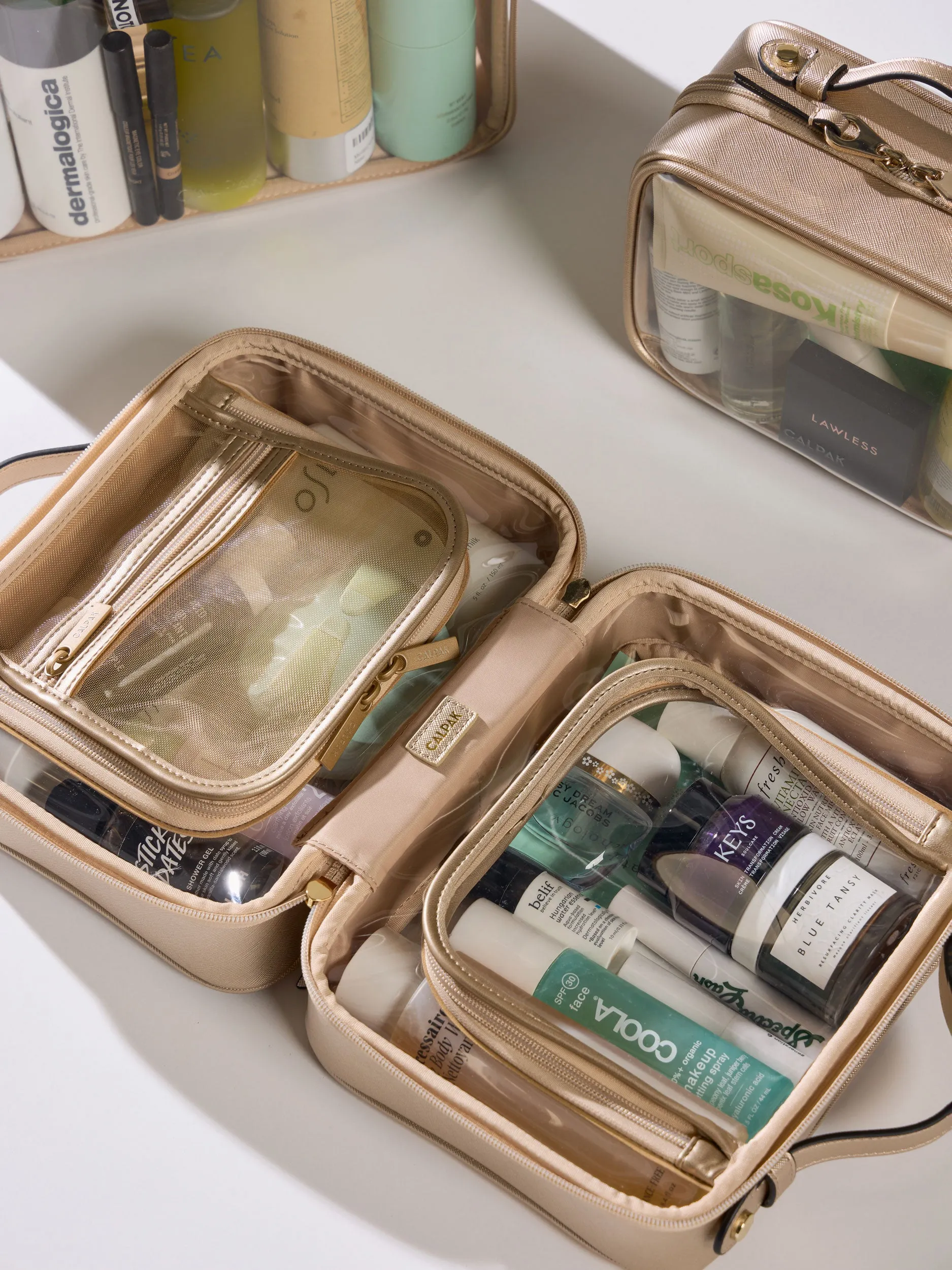 Medium Clear Cosmetics Case