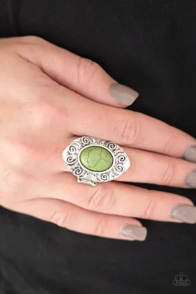 Mega Mother Nature - Green Paparazzi Jewelry Ring