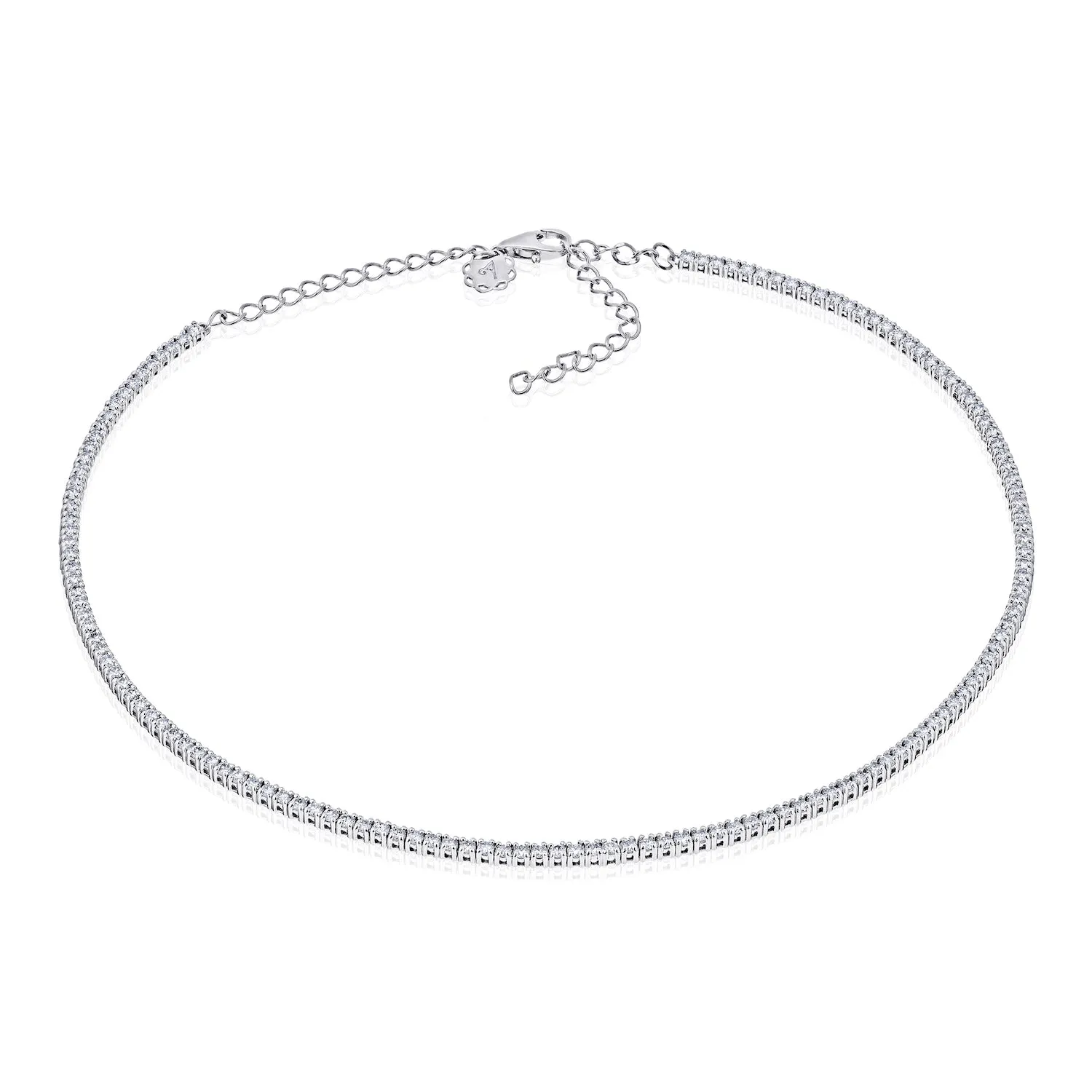 Mini Diamond Tennis Necklace