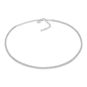 Mini Diamond Tennis Necklace