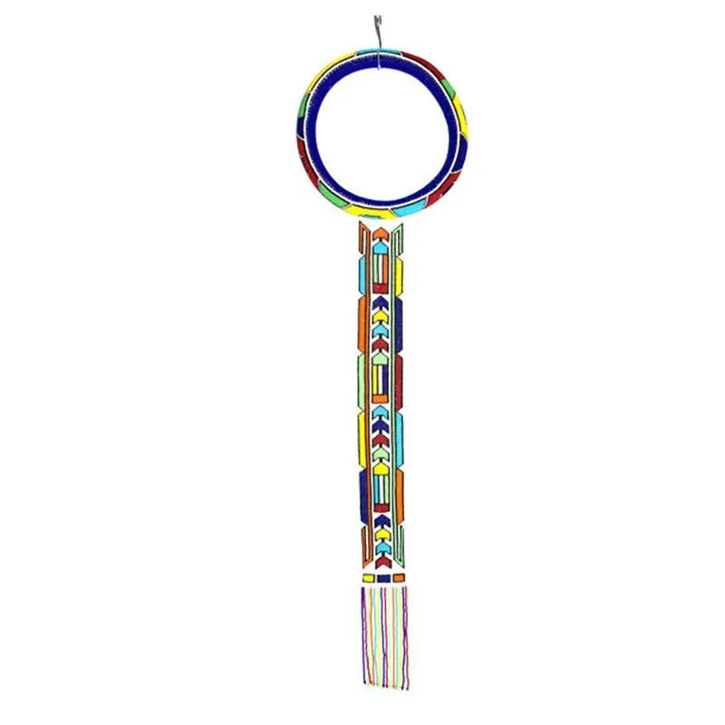 Ndebele Neck Ring with Tie 07