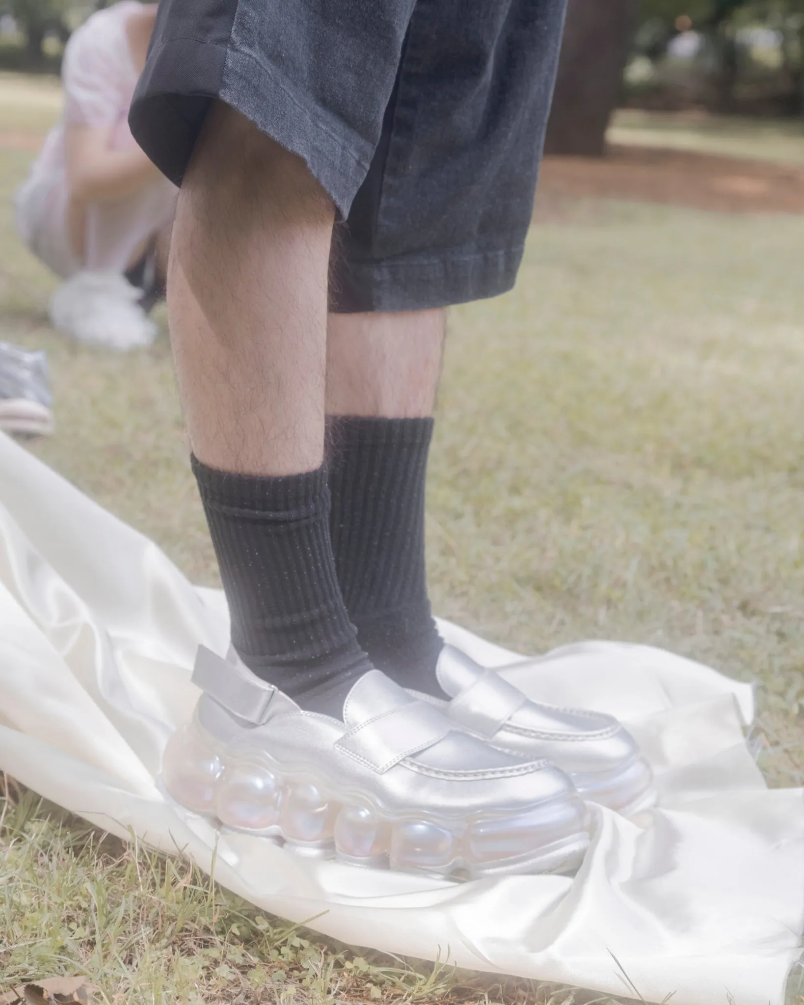 New "Jewelry" Loafer / Silver