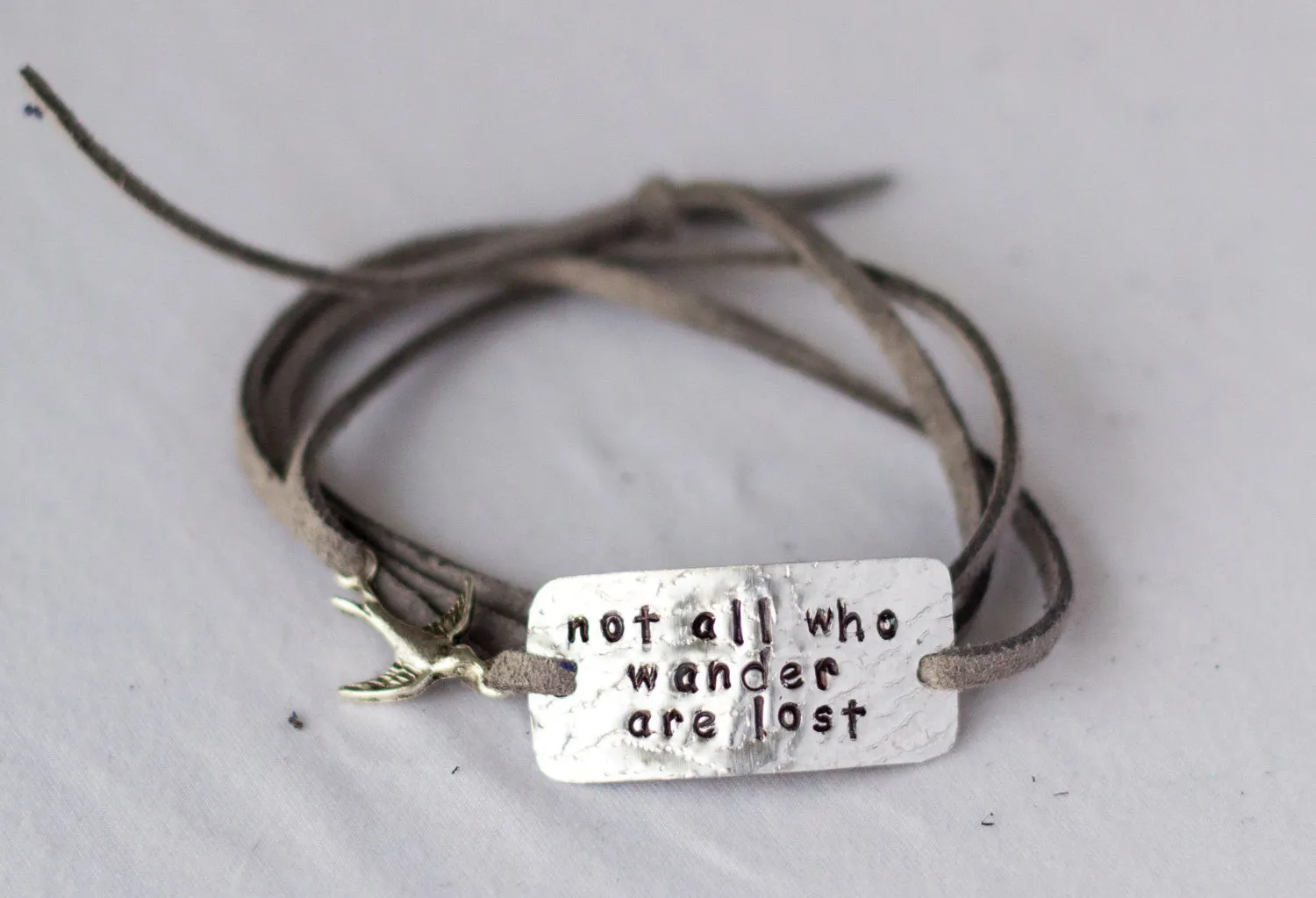 Not All Who Wander Are Lost, Wrap Bracelet