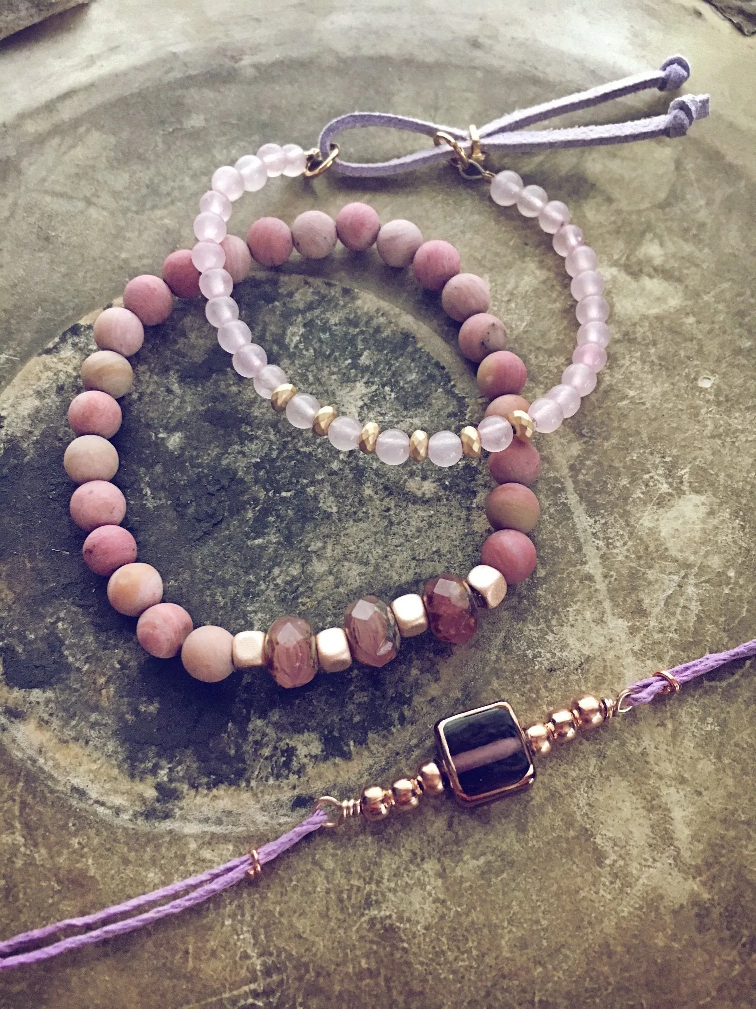 pink sand beachy bracelet style pack