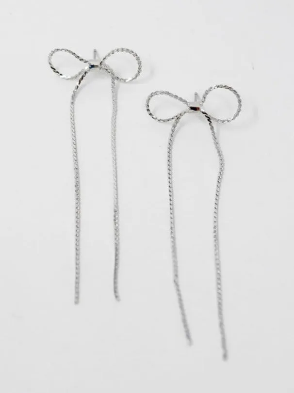 Ribbon Chain Earrings