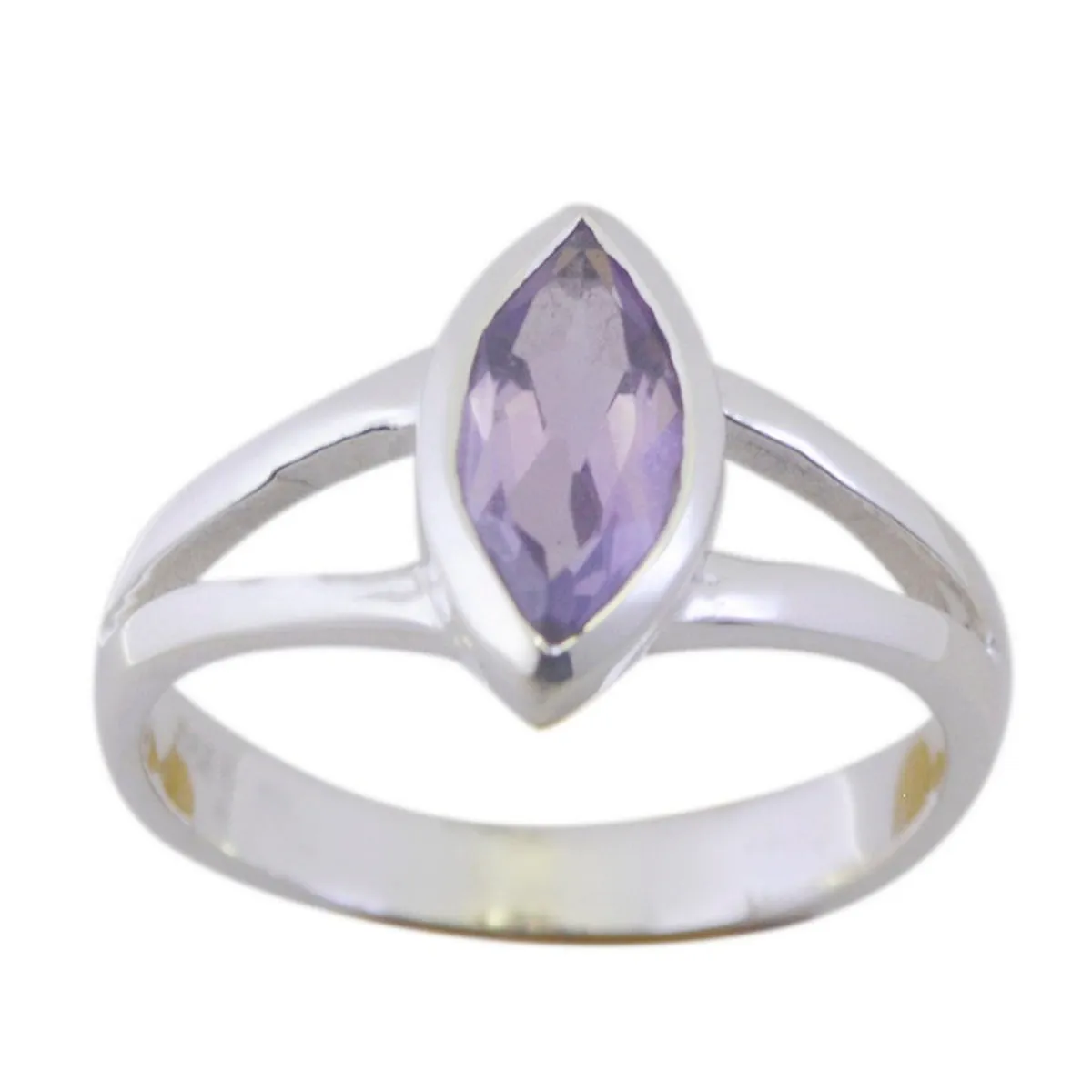 Riyo Delicate Gemstone Amethyst 925 Sterling Silver Rings Gifts