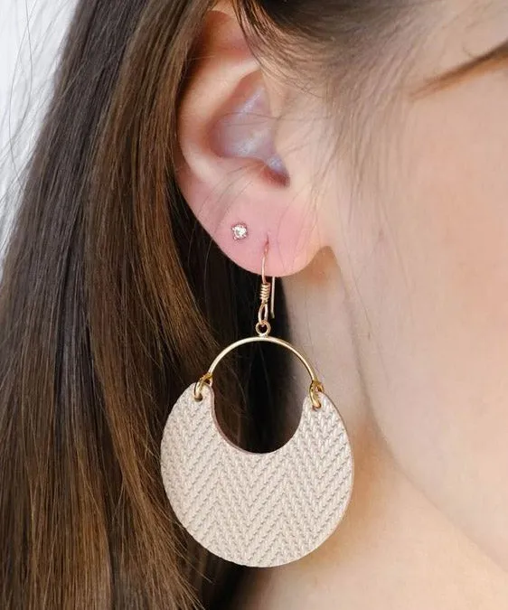 Sandstone Nina Earrings - Gold