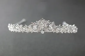 Simple Crystal Bridal Tiara