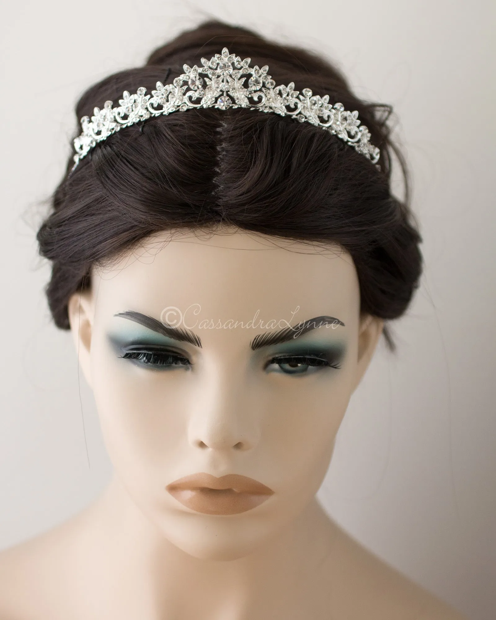 Simple Crystal Bridal Tiara