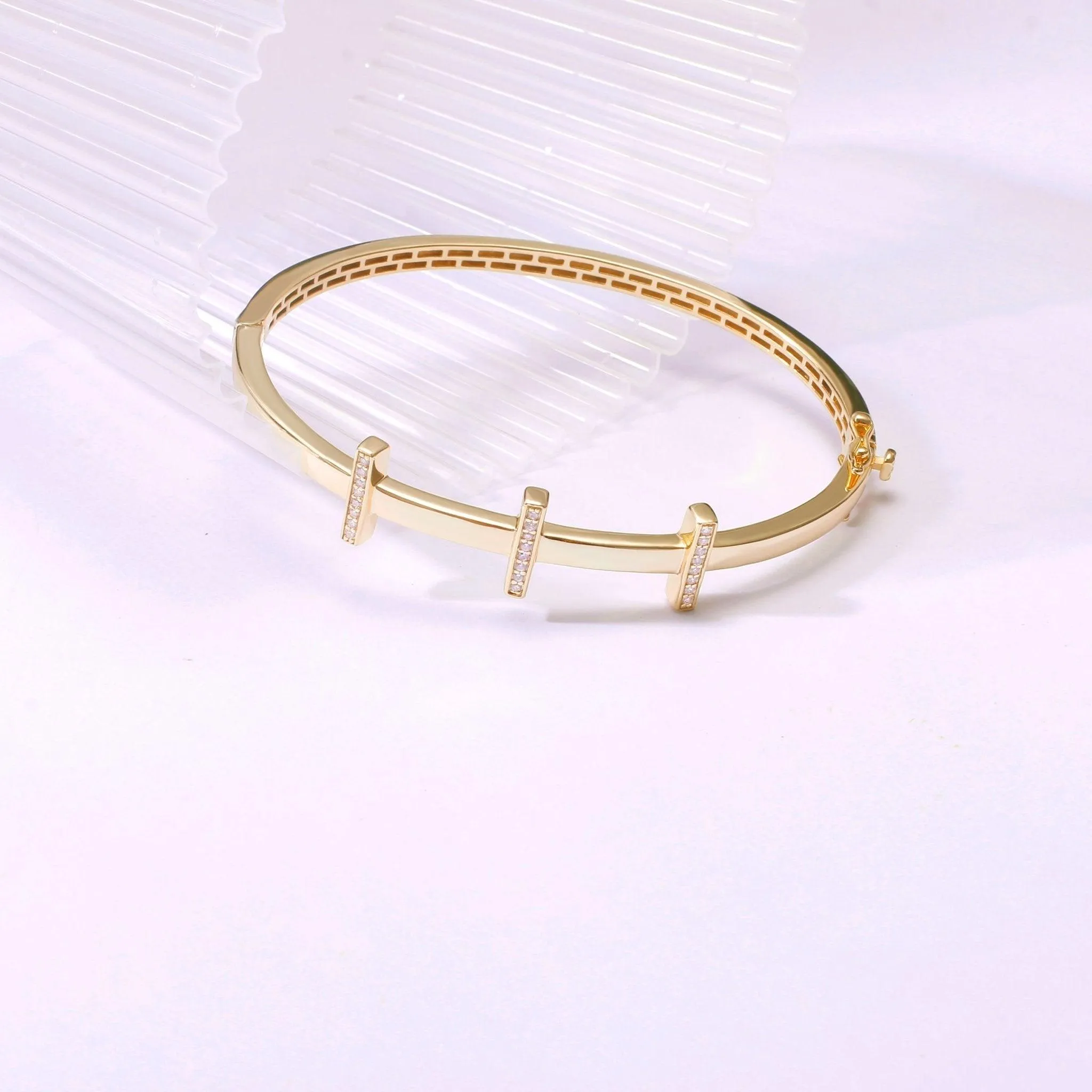 Sparkling Bangle The Comet Jewelry Set collection Designed by Tanin