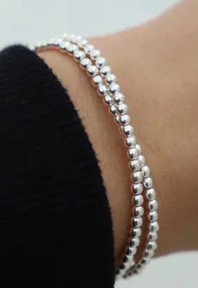 Sterling Silver Beaded Bracelet