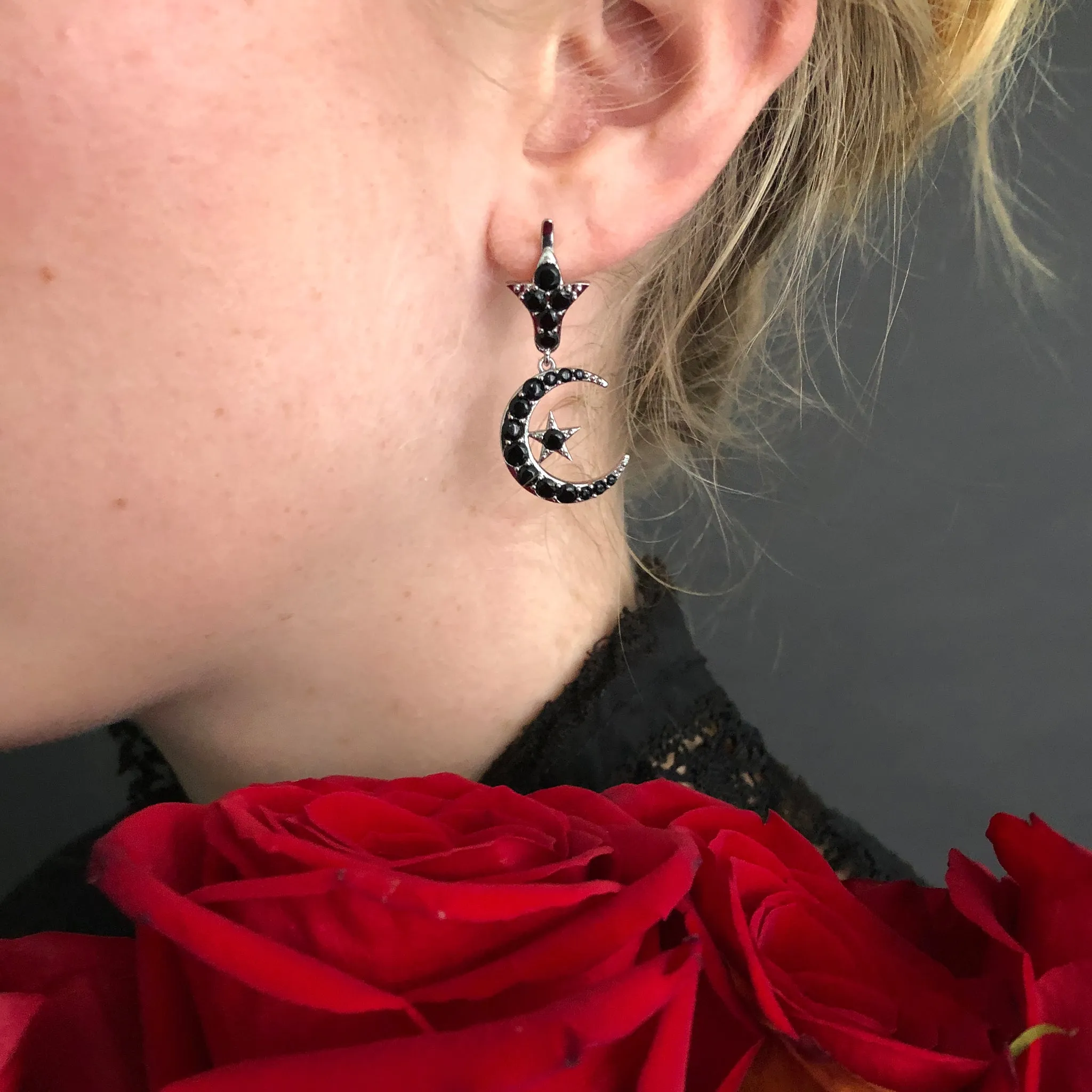 Victorian Mourning Earrings