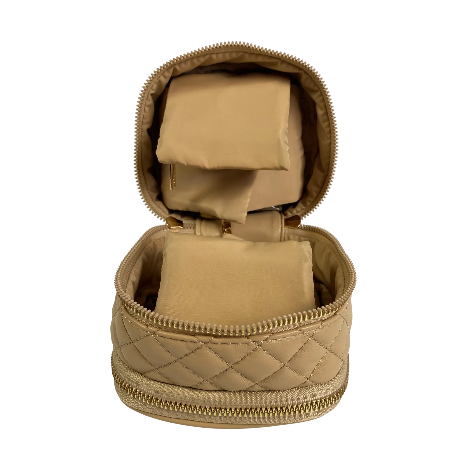 Weekender Jewelry Case - Nude Quilted