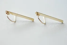 Wholesale Gold Bar Earrings, 14k gold filled Bars, Minimalist Bar Earrings, Simple Everyday Earrings,Silver Bar Earings,Vertical Bar Earrings,Gold Bar