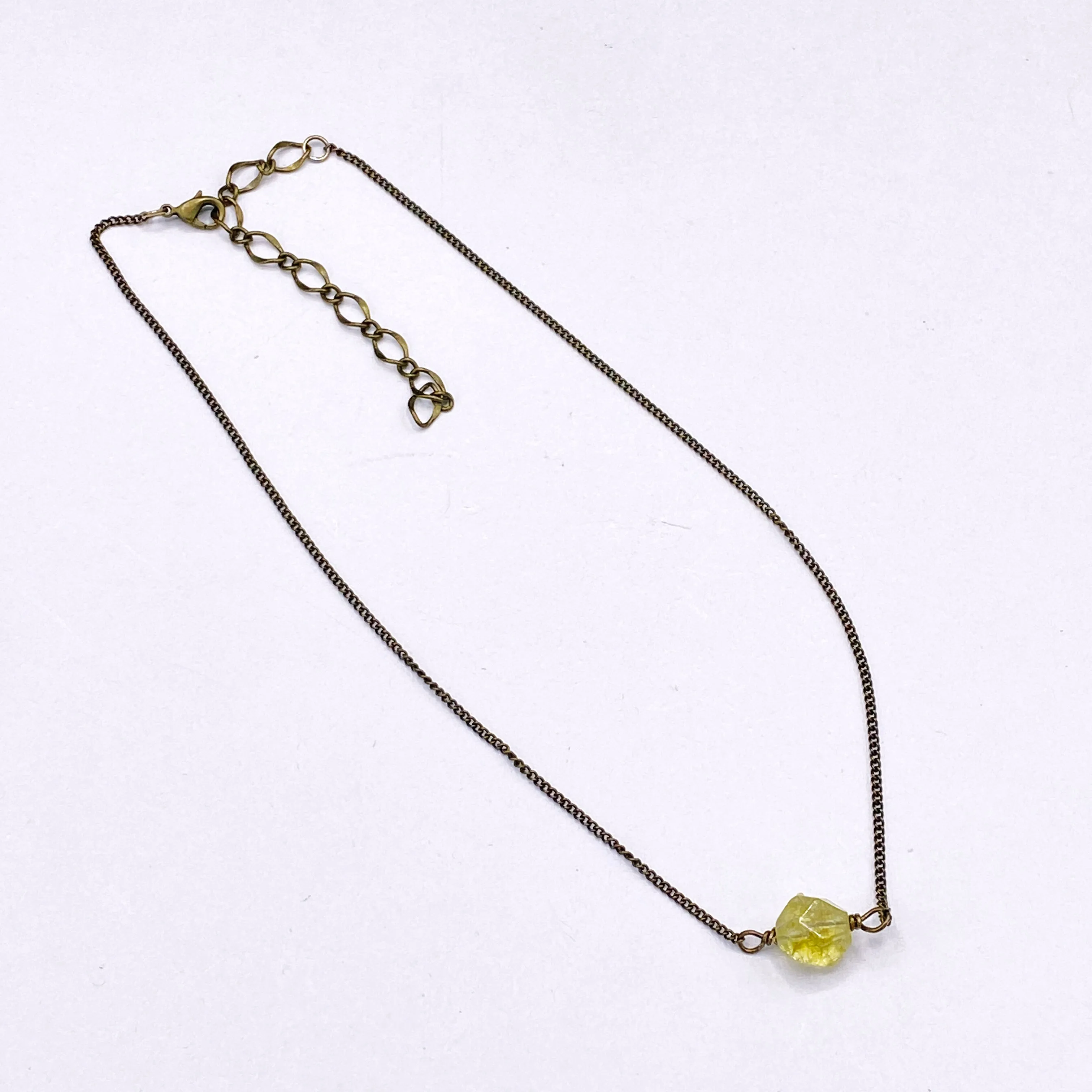 Yellow Topaz Necklace