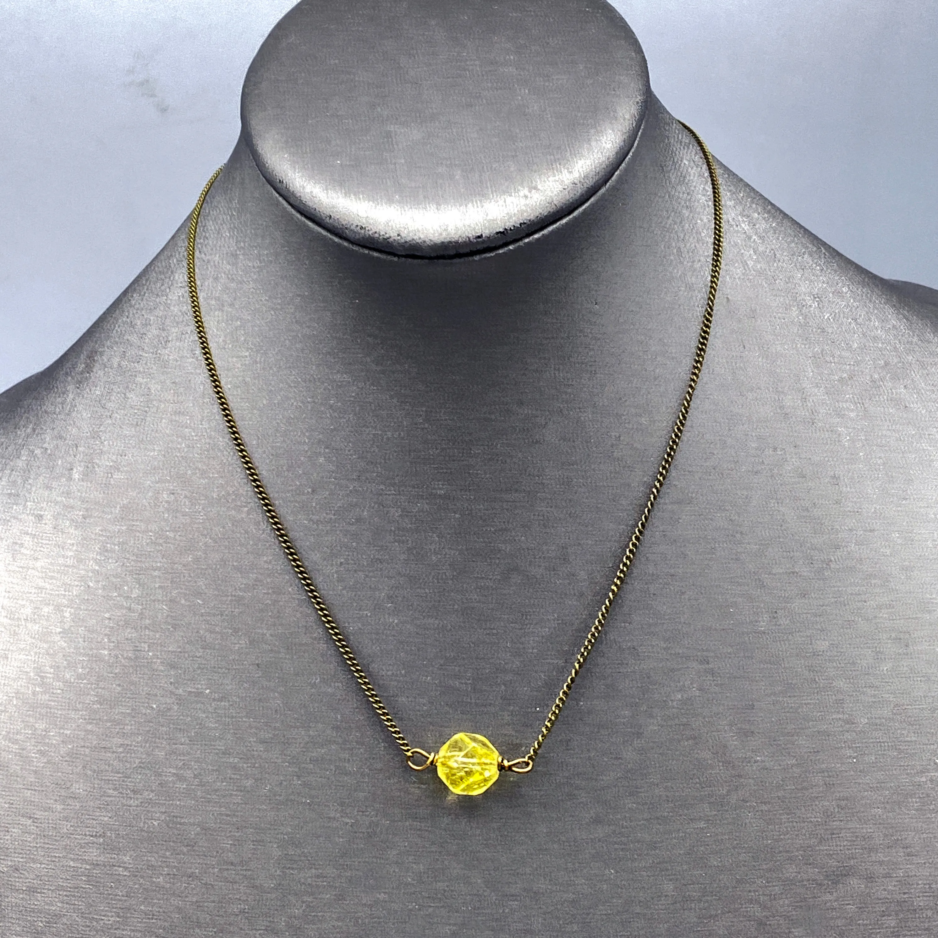 Yellow Topaz Necklace