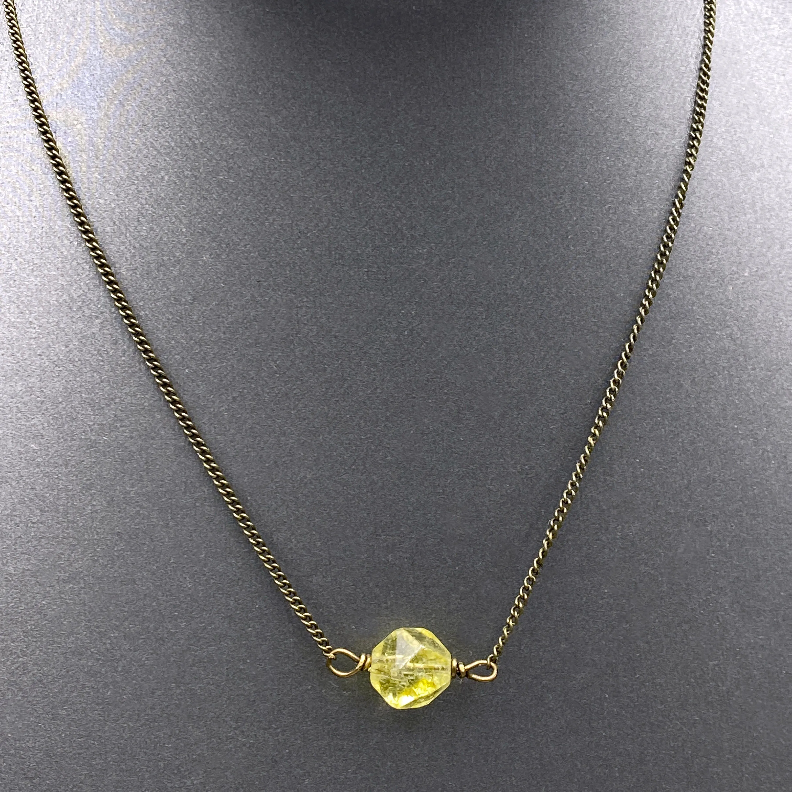 Yellow Topaz Necklace