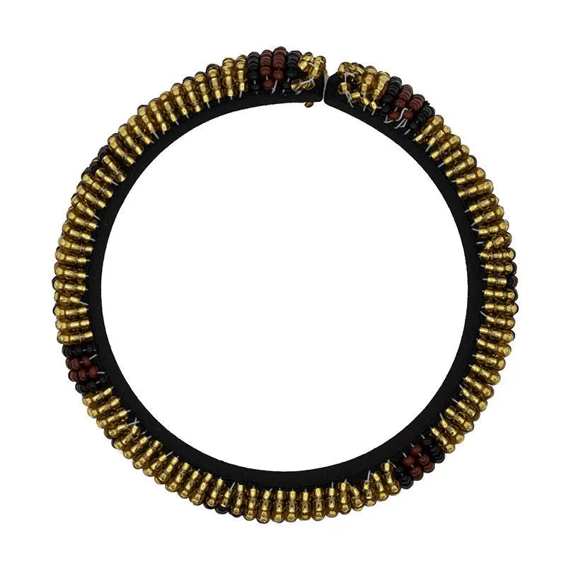 Zulu Beaded Cuff Bangle 09